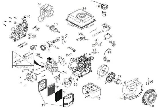 Mi-T-M, 1-0166 w/o R.O. Valve Engine Parts