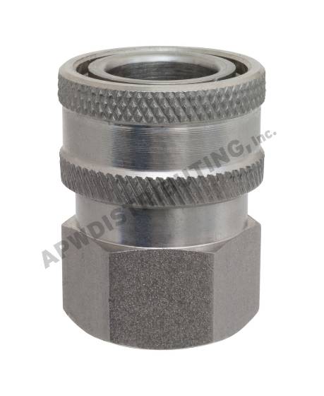 1/2" QC COUPLER X 1/2" FPT, STAINLESS STEEL