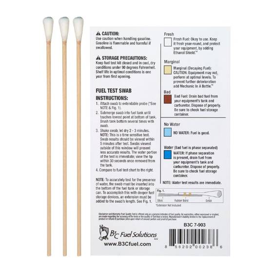 DUAL TEST SWABS, 3 PK