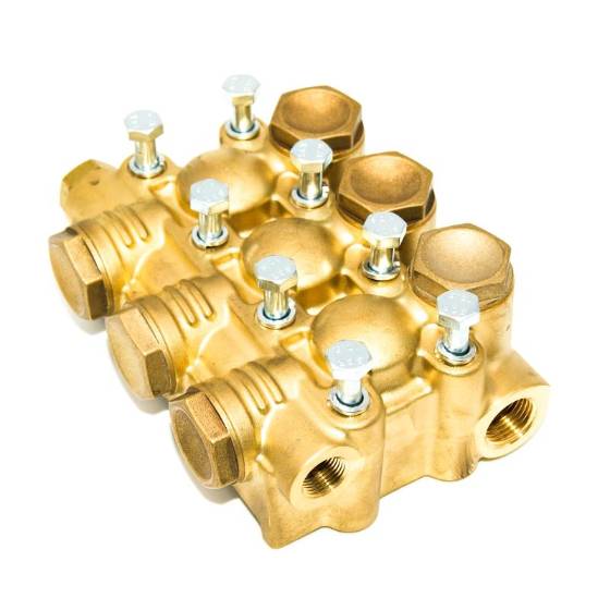 BRASS PUMP HEAD, COMPLETE
