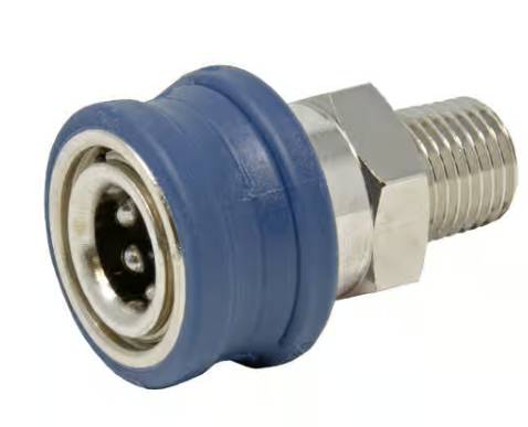 SS 3/8" MPT Coupler-EZ GRIP