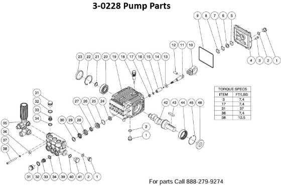 Mi-T-M, 3-0228 Pump Repair Parts