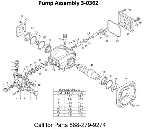 Mi-T-M, 3-0362 Pump Repair Parts