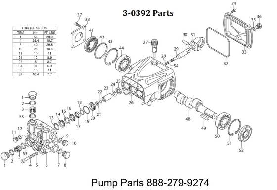 Mi-T-M, 3-0392 Pump Repair Parts