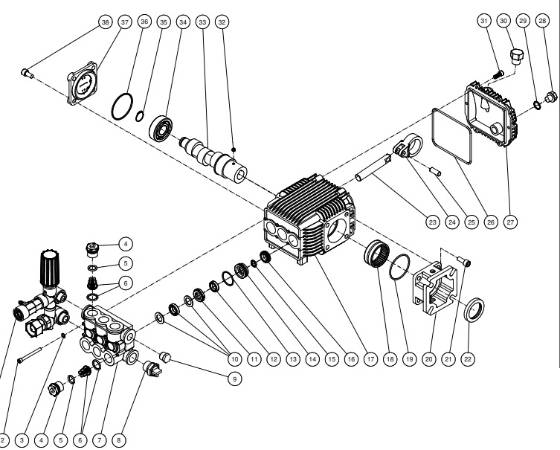 Mi-T-M, 3-0413 Pump Repair Parts
