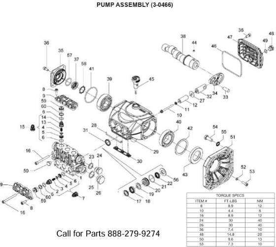 Mi-T-M, 3-0466 Pump Repair Parts