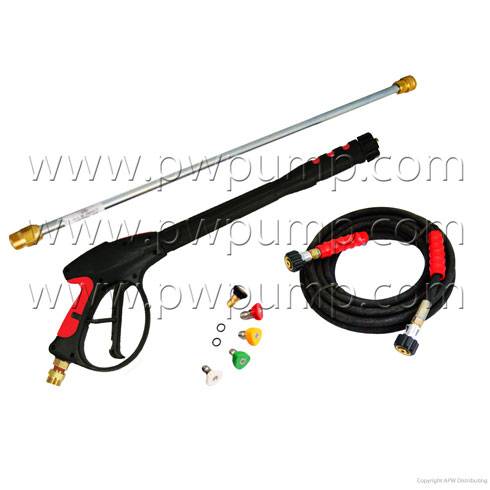50' Commercial Hose, Gun, Wand, & 3.5 Tip Kit - 22x15MM