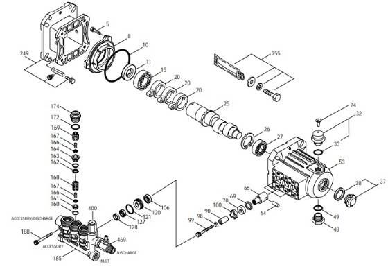 CAT, 3SPX30G1I Pump Rebuild Kits