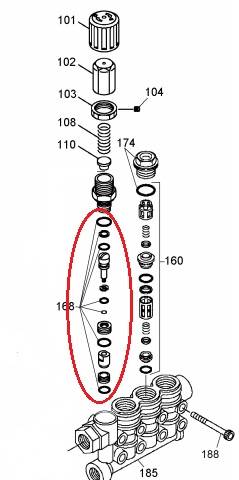 Unloader repair seal kit
