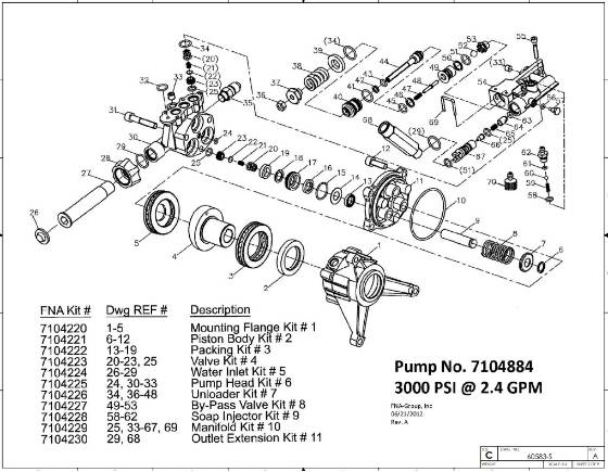 7104884 Pump Replacement Parts