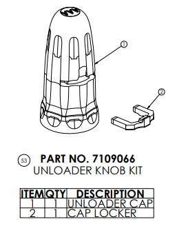 Unloader knob kit