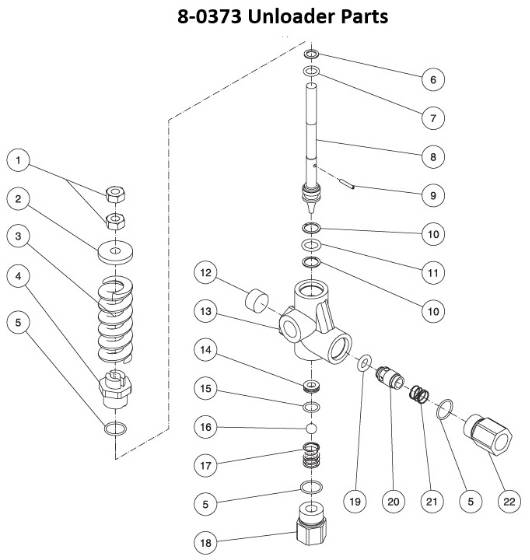 Mi-T-M, 8-0373 Unloader Parts
