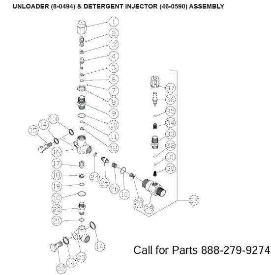 Mi-T-M, 8-0494 Unloader Parts