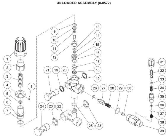 Mi-T-M, 8-0572 Unloader Parts