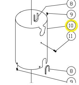 WRAP-OUTER SS 1/2 5 GAL COIL, 850-0091