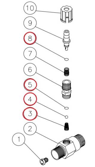 KIT - REPAIR ADJ. CHEM. INJ. 852-0056