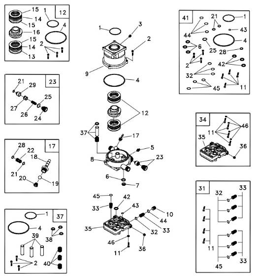 GENERAC, B4925BGS Pump Parts