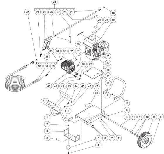 Mi-T-M, CA-2703-0MHB Parts