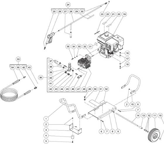 Mi-T-M, CA-4004-0MHB Parts