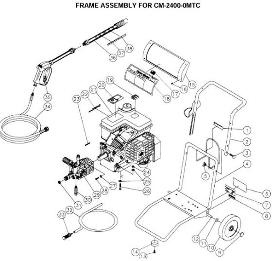 Mi-T-M, CM-2400-0MTC Parts