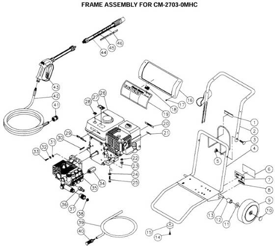 Mi-T-M, CM-2703-0MHC Parts
