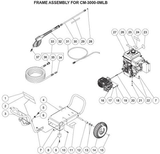 Mi-T-M, CM-3000-0MLB Parts