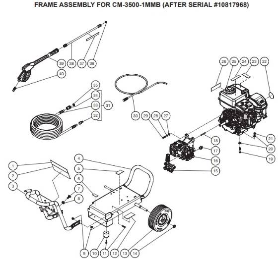 Mi-T-M, CM-4000-1MMB Parts