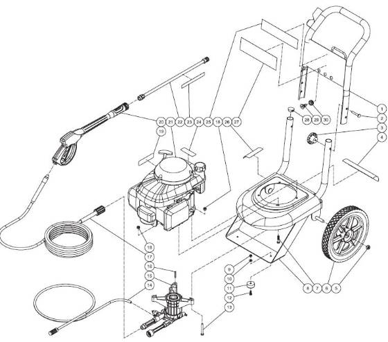 Mi-T-M, CV-2400-4JHC Parts