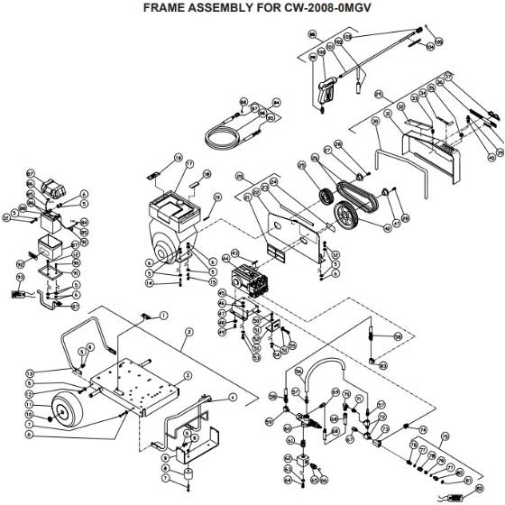 Mi-T-M, CW-2008-0MGV Parts