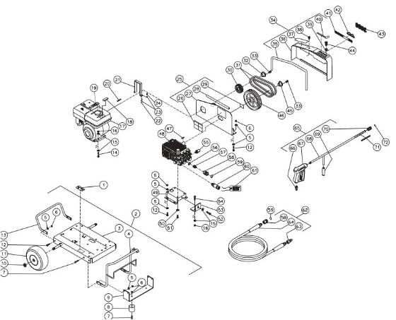 Mi-T-M, CW-3504-1MHB Parts