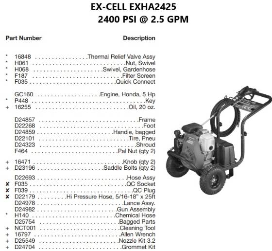 EXCELL, EXHA2425-1