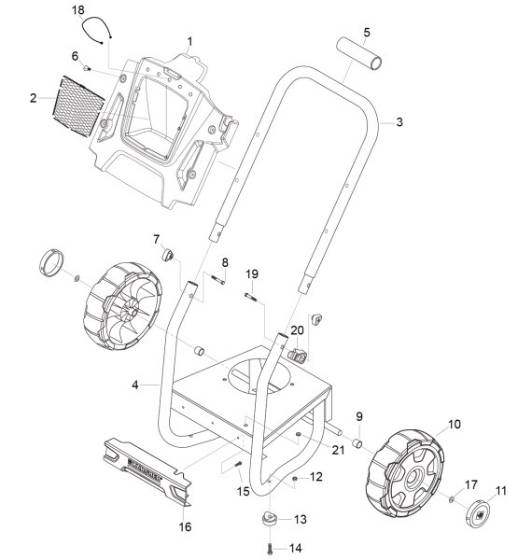 KARCHER, G2500DCE 1.107-189.0 Parts