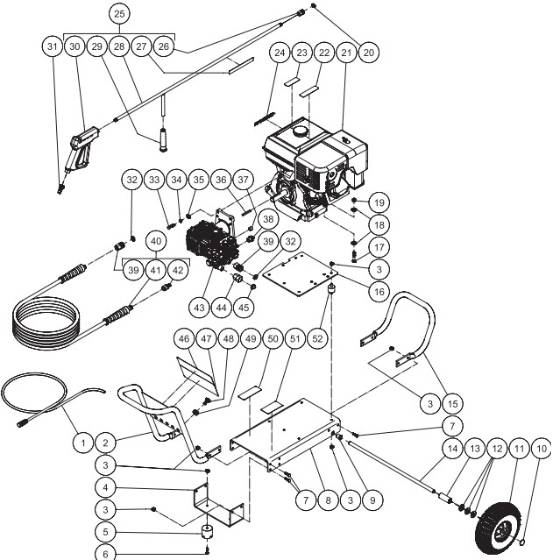 Mi-T-M, GRAINGER GA-4004-0MHB Parts