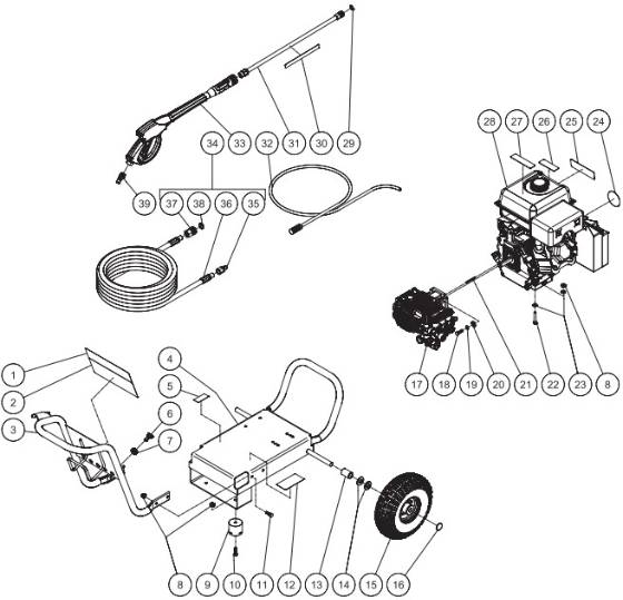 Mi-T-M, GRAINGER GC-3000-0MLB-C Parts