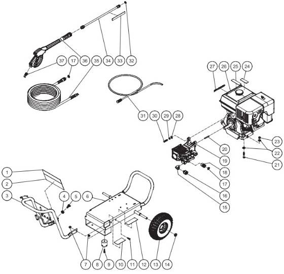 Mi-T-M, GRAINGER GC-4000-0MHB Parts