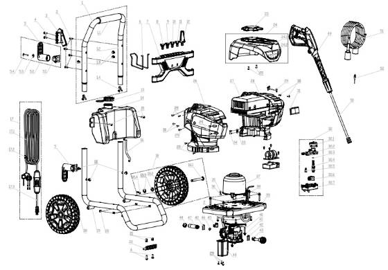 GREENWORKS, GPW2200 Parts