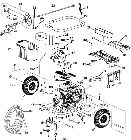 HOMELITE, HP3127S Parts