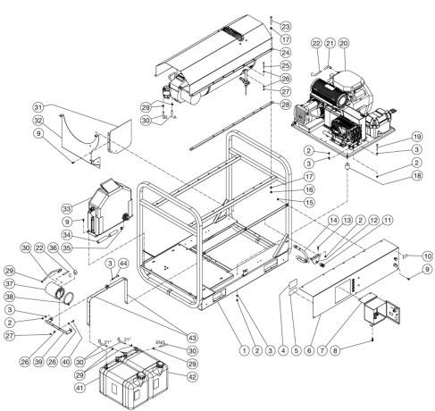 Mi-T-M, HS-3008-0MGH parts