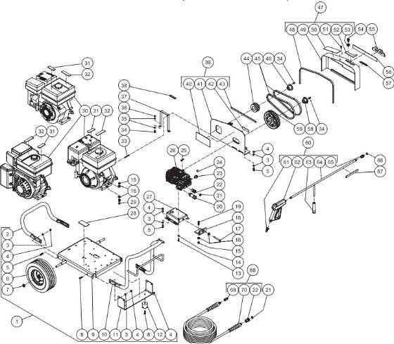 Mi-T-M, JCW-3003-0MHB Parts