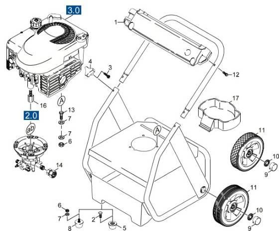 KARCHER, K2200IB 1.133-211.0 Parts