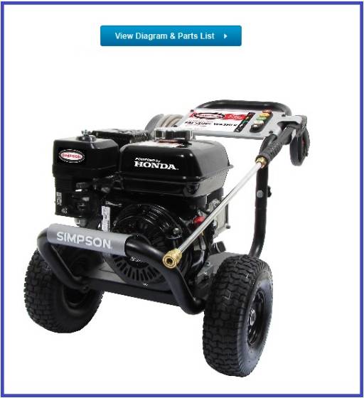 SIMPSON, PS3000 parts