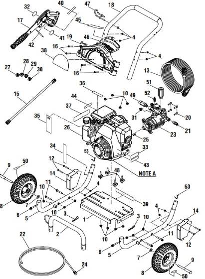 POWERSTROKE, PS80903A Pressure Washer Parts