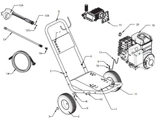 Campbell Hausfeld, PW3228H1LE Parts