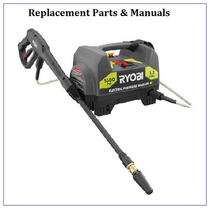 RYOBI, RY141612 Pressure Washer Parts