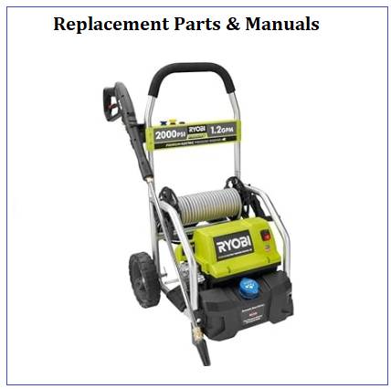 RYOBI, RY141900 Pressure Washer Parts