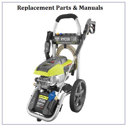 RYOBI, RY142300 Pressure Washer Parts