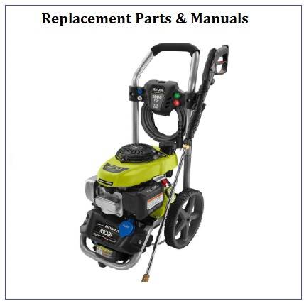 RYOBI, RY803000E Pressure Washer Parts