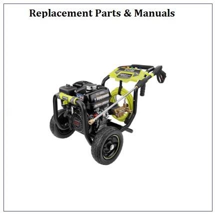 RYOBI, RY803600 Pressure Washer Parts