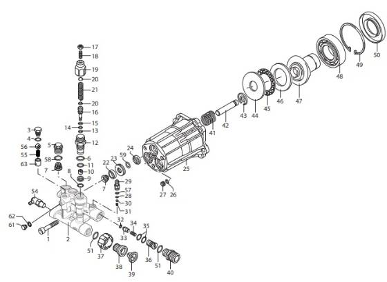 AR, SRMV22G28 Pump Replacement Parts