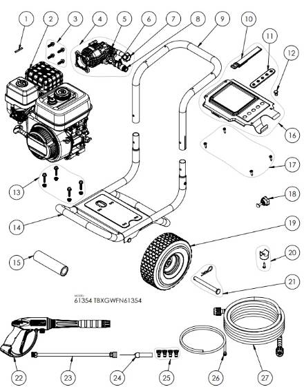 TROY-BILT, TBXGWFN61354 61354